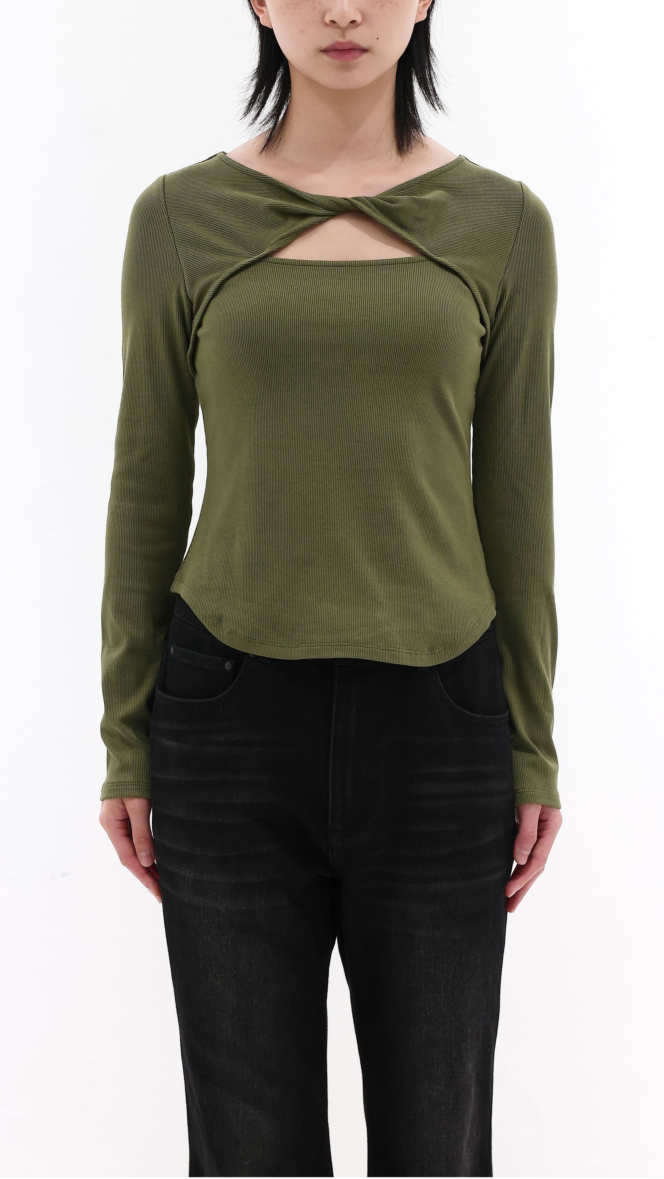 Boatneck Jersey Top
