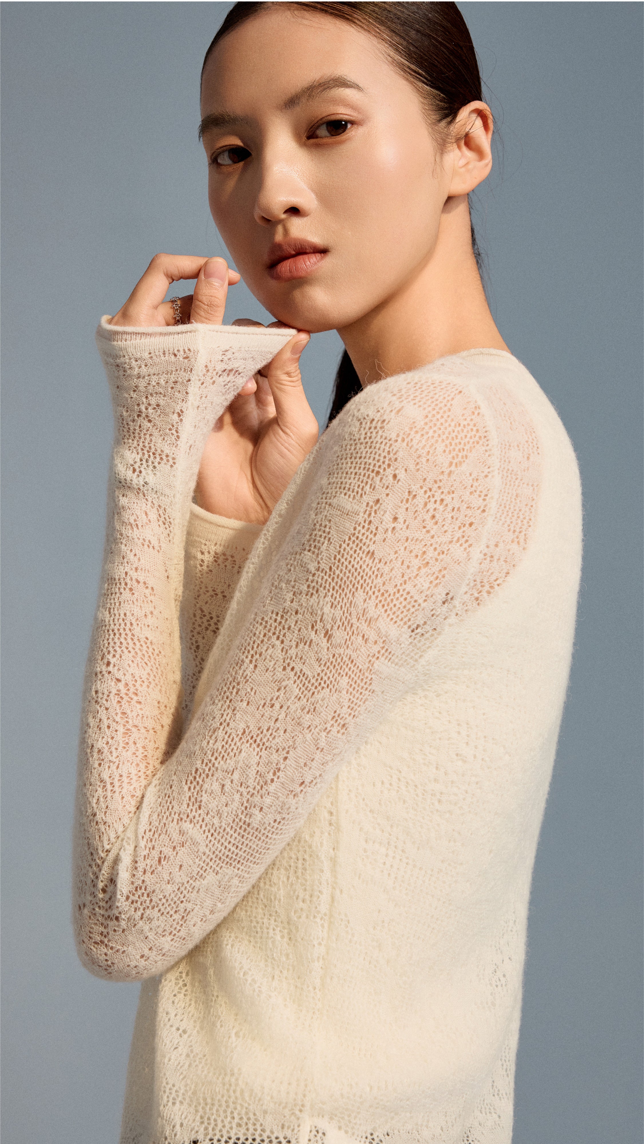 Lace Knitted Sweater
